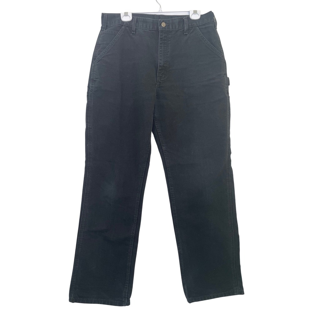 Carhartt Vintage B11 Dungaree Fit  Carpenter Pants Black 35W x 34L
